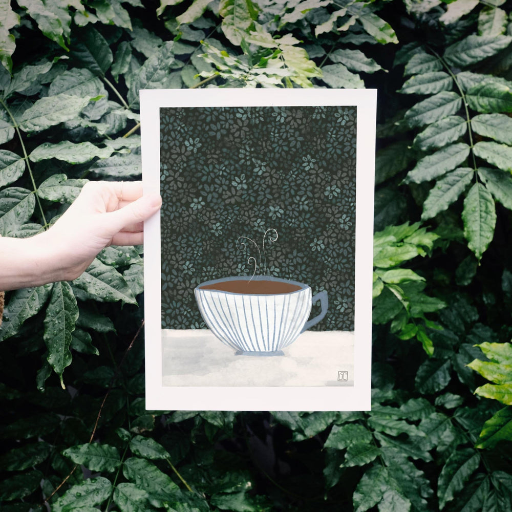 A Secret Tea Garden Art Print